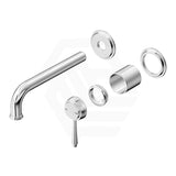 Bella Vista Mica Heritage 185mm Stainless Steel Wall Mixer with Spout Variant Colour Available