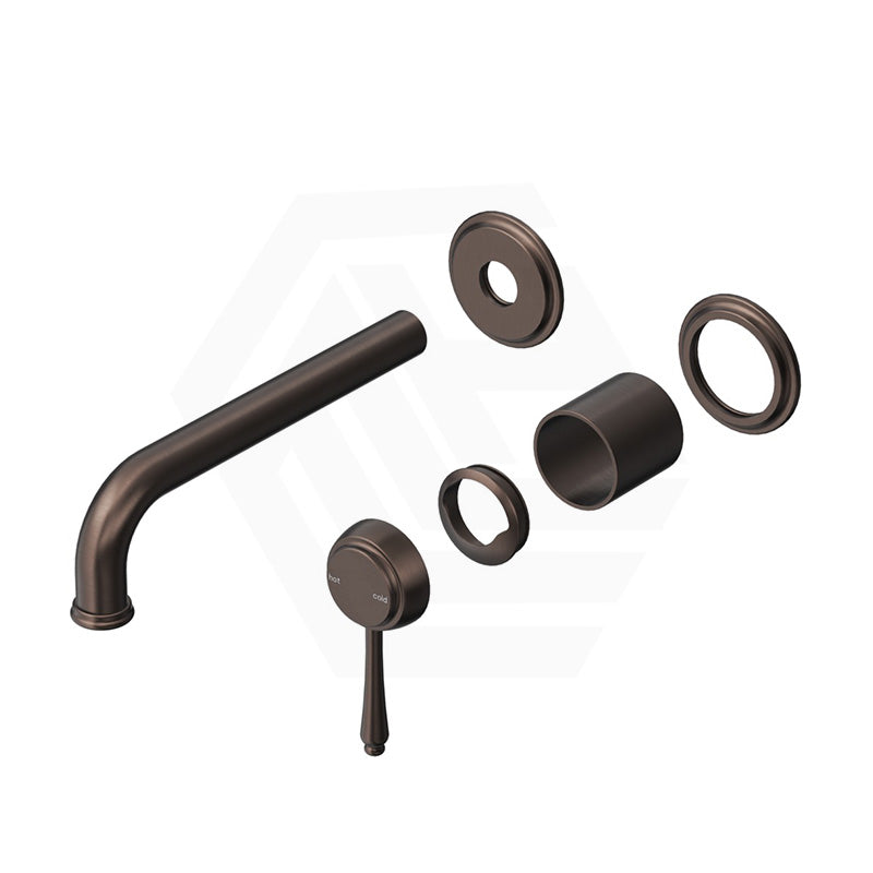 Bella Vista Mica Heritage 185mm Stainless Steel Wall Mixer with Spout Variant Colour Available