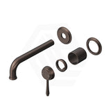 Bella Vista Mica Heritage 185mm Stainless Steel Wall Mixer with Spout Variant Colour Available