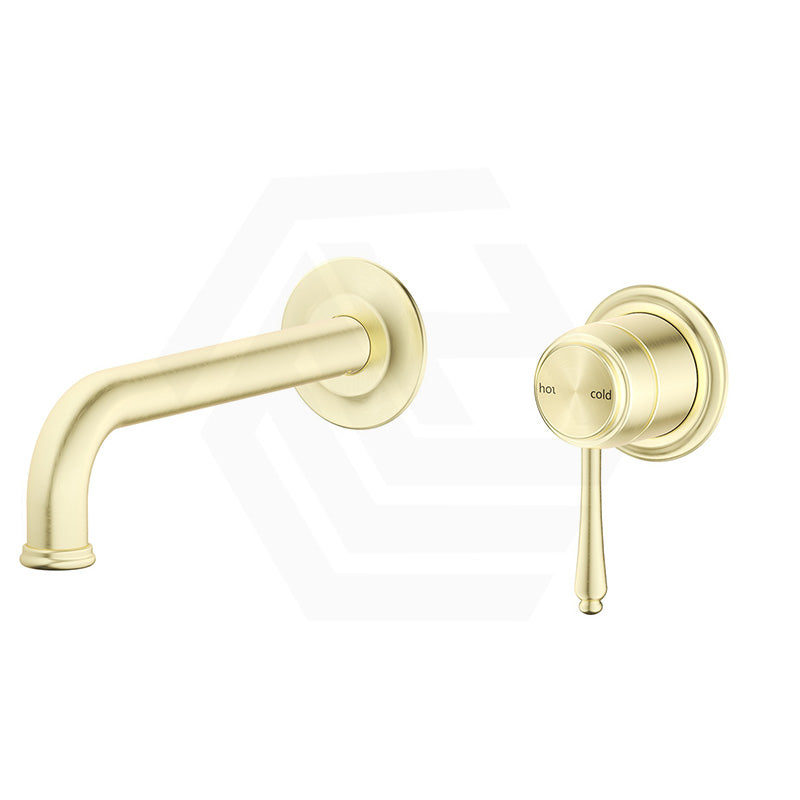 Bella Vista Mica Heritage 185mm Stainless Steel Wall Mixer with Spout Variant Colour Available