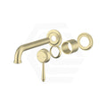 Bella Vista Mica Heritage 185mm Stainless Steel Wall Mixer with Spout Trim Kit Only Variant Colour Available