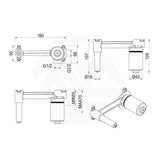 Bella Vista Wall Mixer with Spout Inwall Body Only