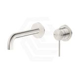 Bella Vista Mica Wall-Spout Combo Curved Spout 2P Trim Kit Only Brushed Nickel