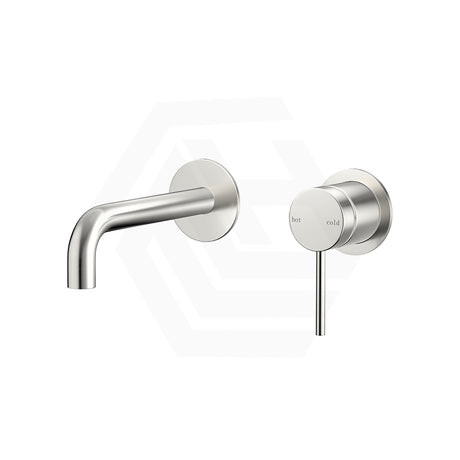 Bella Vista Mica 185mm Stainless Steel Wall Mixer with Spout Variant Colour Available