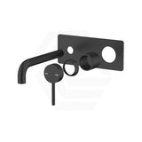 Bella Vista Mica 185mm Stainless Steel Wall Mixer with Spout Rectangle Back Plate Variant Colour Available