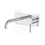 Bella Vista Mica Wall Mixer with Spout Rectangle Back Plate 1P TRIM KIT Only Chrome