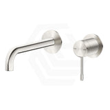 Bella Vista Mica Fluted Stainless Steel 186mm Wall Mixer Spout Set Variant Colour Available