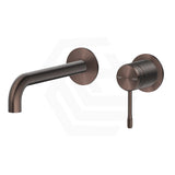 Bella Vista Mica Fluted Stainless Steel 186mm Wall Mixer Spout Set Variant Colour Available