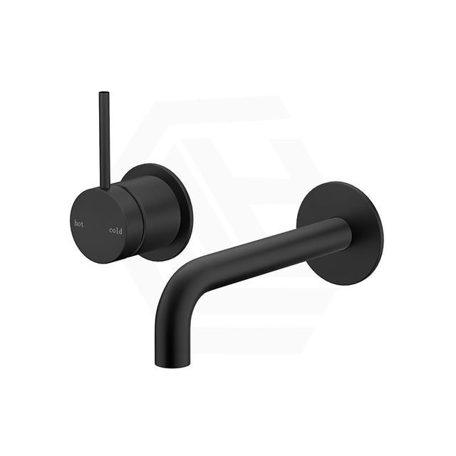 Bella Vista Mica Wall-Spout with Mixer Combo 2P Upwards Handle TRIM KIT Only Black