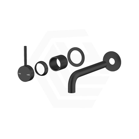 Bella Vista Mica 185mm Stainless Steel Wall Mixer with Spout Upwards Handle Variant Colour Available