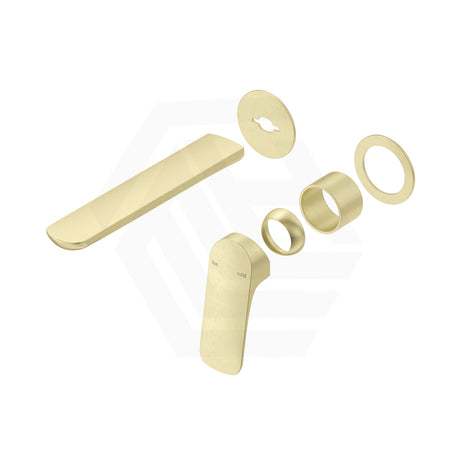 Bella Vista Kaza 185mm Wall Mixer with Spout Trim Kit Only Round Cover Plates Variant Colour Available