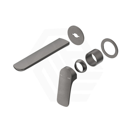 Bella Vista Kaza 185mm Wall Mixer with Spout Trim Kit Only Round Cover Plates Variant Colour Available