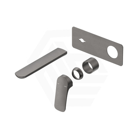 Bella Vista Kaza 185mm Wall Mixer with Spout Trim Kit Only Rectangle Cover Plate Variant Colour Available