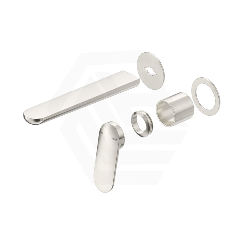 Bella Vista Lantra 185mm Wall Mixer with Spout Trim Kit Only Round Cover Plates Variant Colour Available