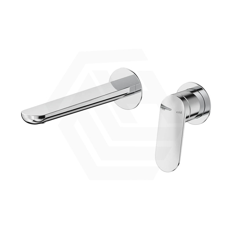 Bella Vista Lantra 185mm Wall Mixer with Spout Round Cover Plates Variant Colour Available