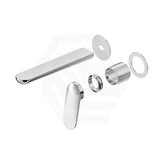 Bella Vista Lantra 185mm Wall Mixer with Spout Trim Kit Only Round Cover Plates Variant Colour Available