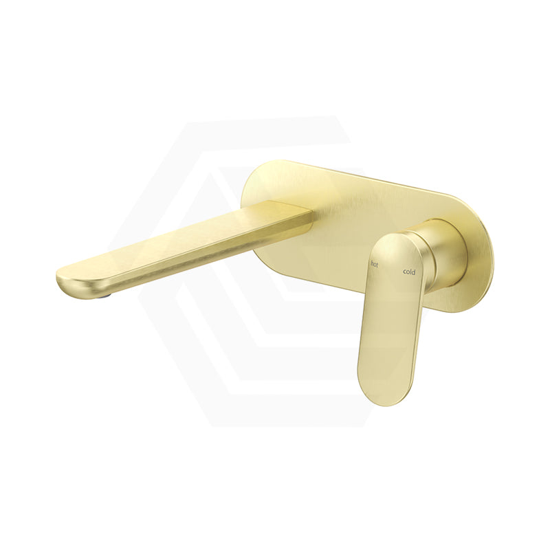 Bella Vista Lantra 185mm Wall Mixer with Spout Oval Cover Plate Variant Colour Available