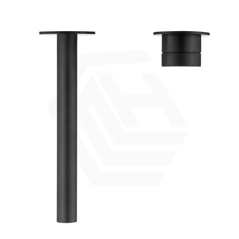 Bella Vista Mica Wall-Spout Combo Straight Spout 2 Piece Trim Kit Only Black