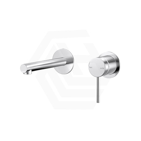 Bella Vista Mica 185mm Stainless Steel Wall Mixer with Straight Spout Variant Colour Available