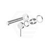 Bella Vista Mica Wall Mixer with Straight Spout Trim Kit Only 2 Round Plates Variant Colors Available