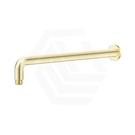 Bella Vista Mica 450mm Stainless Steel Curved Wall Mounted Shower Arm In Various Colours