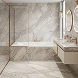 Broadway Alita Bath Rectangle Acrylic Drop In Bathtub 1360x700x470mm - Gloss White