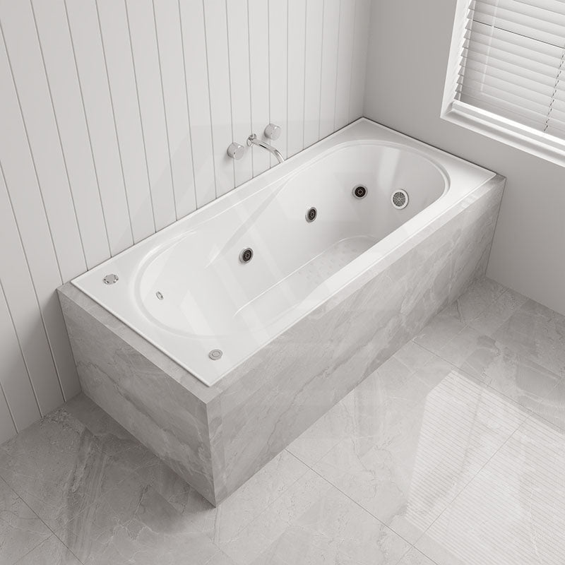Broadway Allura Spa Bathtub 1530/1670/1800X740X450Mm Rectangula Drop-In Tub Rectangular Baths