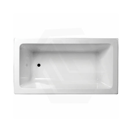 Broadway Alpha Bath 1490/1700/1795mm Rectangle Acrylic Drop In Bathtub Gloss White With Non-slip Base & Tiling Bead Available