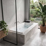 Broadway Alpha Spa Bathtub Rectangula Drop-in Tub 1490/1700/1800x750x470mm