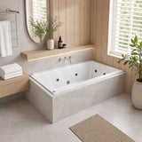 Broadway Alpha Spa Bathtub Rectangula Drop-in Tub 1490/1700/1800x750x470mm