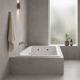 Broadway Alpha Spa Bathtub Rectangula Drop-in Tub 1490/1700/1800x750x470mm