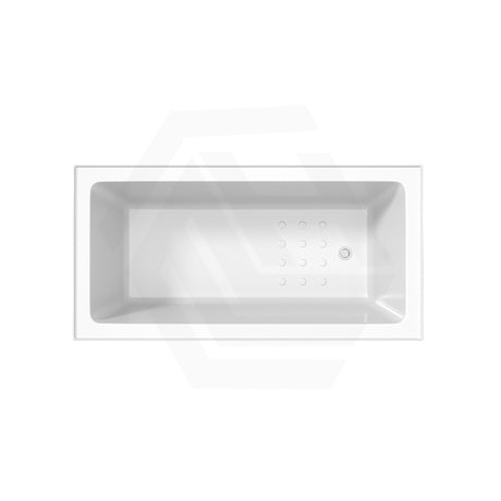 Broadway Alpha Bath 1490/1700/1795mm Rectangle Acrylic Drop In Bathtub Gloss White With Non-slip Base & Tiling Bead Available
