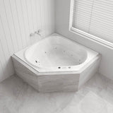 Broadway Barda Spa Bathtub 1480X1480X550Mm Corner Drop-In Tub With Jets Baths