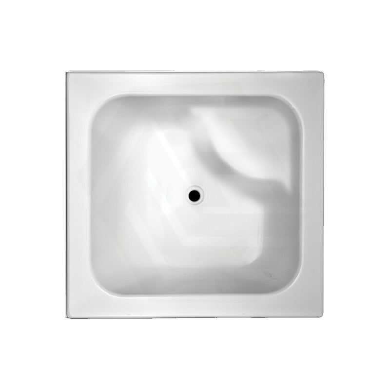 Broadway Bebe Bath Square Acrylic Drop In Bathtub 905x905x330mm - Gloss White