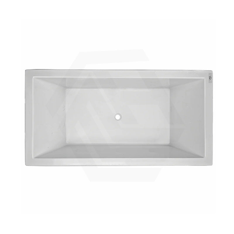 Broadway Catolina Bath 1550/1680/1800mm Rectangle Acrylic Drop In Bathtub Gloss White