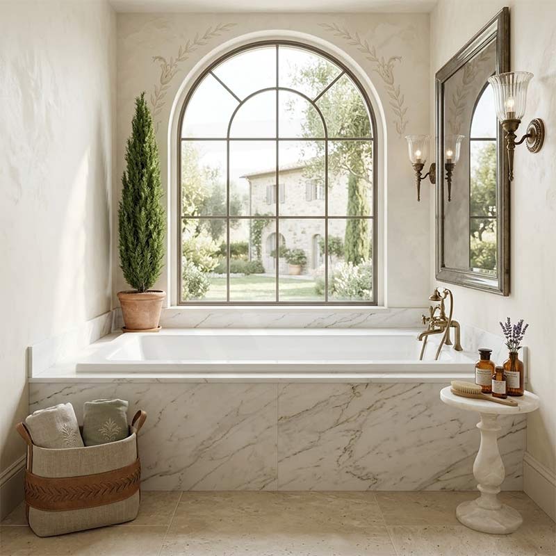 Broadway Catolina Bath Rectangle Acrylic Drop In Bathtub 1550/1680/1800mm - Gloss White