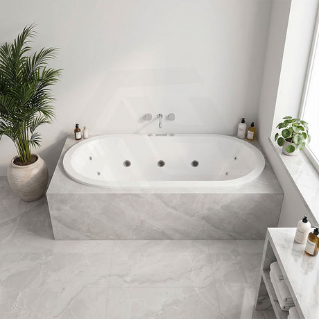 Broadway Florentine Spa Bath Oval Drop-in Tub 1485/1640mm