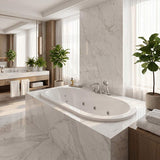 Broadway Florentine Spa Bath Oval Drop-in Tub 1485/1640mm