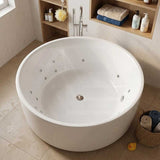 Broadway FS19 Round Acrylic Freestanding Spa Bathtub 1350/1400x580mm