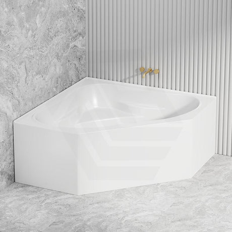 Broadway FS53 1290/1490x640mm Corner Bathtub Acrylic