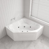 Broadway Fs53 1290/1490X640Mm Corner Spa Bathtub Acrylic Baths