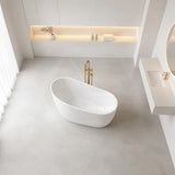 Broadway FS6 Acrylic Freestanding Bathtub 1300/1500/1700mm - Gloss White