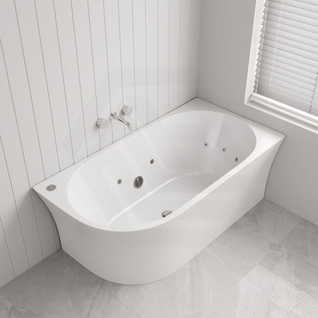 Broadway Fs7 1500/1700X780X600Mm Right Corner Back To Wall Spa Bathtub Acrylic Baths