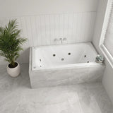 Broadway Grandisimo Spa Bath Rectangula Drop-in Tub 1400x820x520mm