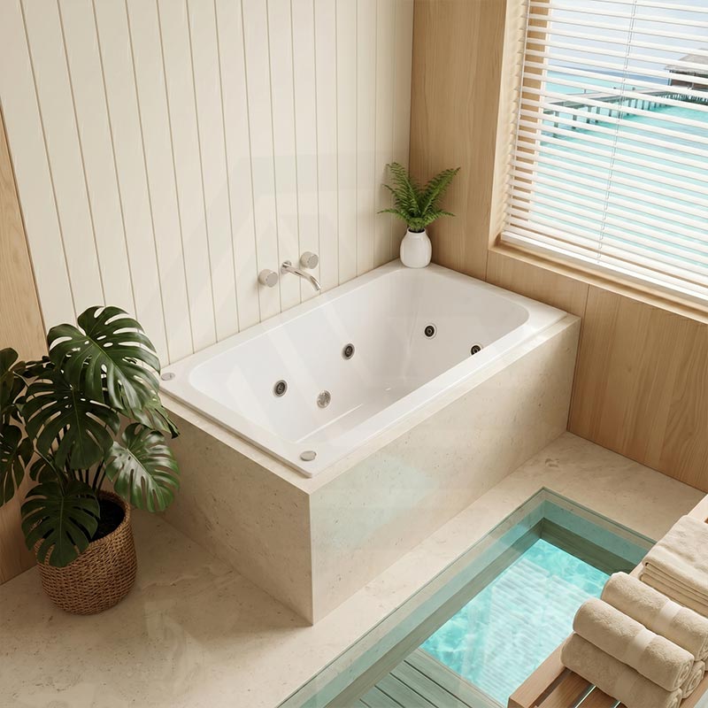 Broadway Grandisimo Spa Bath Rectangula Drop-in Tub 1400x820x520mm
