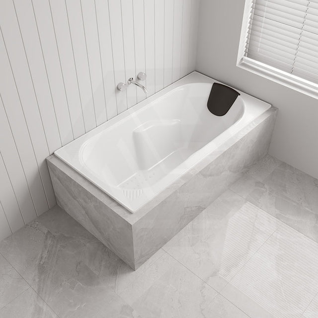 Broadway Isabella Bath 1320/1530/1650/1800mm Rectangle Acrylic Drop In Bathtub Gloss White