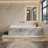 Broadway Isabella Rectangle Acrylic Drop In Bathtub 1320/1530/1650/1800mm - Gloss White