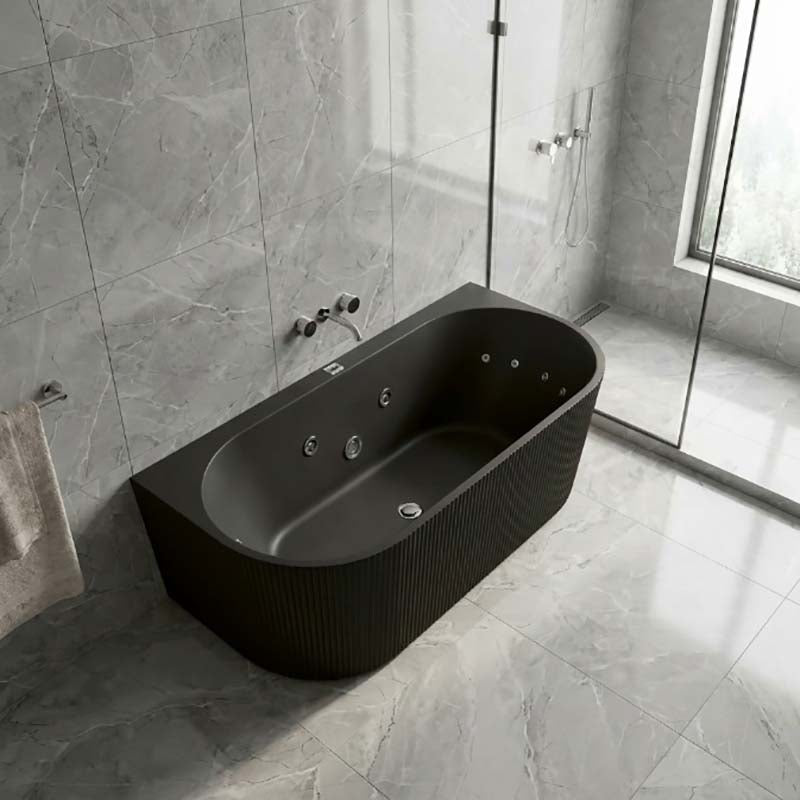 Broadway Mallorca Spa Bath Back To Wall Tub 1500x750 / 1700x800x580mm - Variant Colour