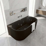 Broadway Mallorca Spa Bath Back To Wall Tub 1500x750 / 1700x800x580mm - Variant Colour