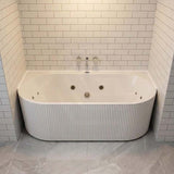 Broadway Mallorca Spa Bath Back To Wall Tub 1500x750 / 1700x800x580mm - Variant Colour